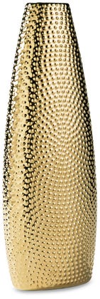 Efim Decorative Metal Accent Vase Gold