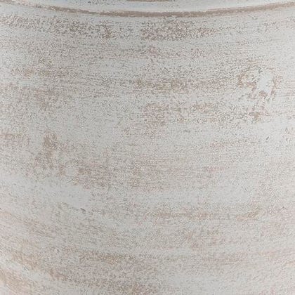 Meadie Decorative Terracotta Vase Distressed White