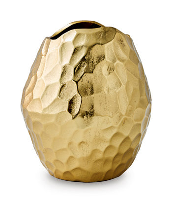 Ferryndale Decorative Metal Accent Vase Gold