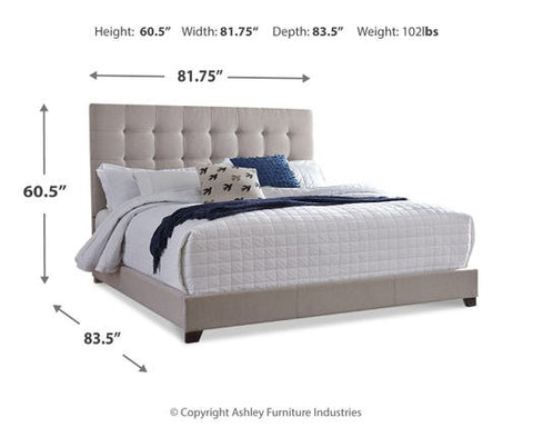 Dolante Queen Upholstered Bed – Beige