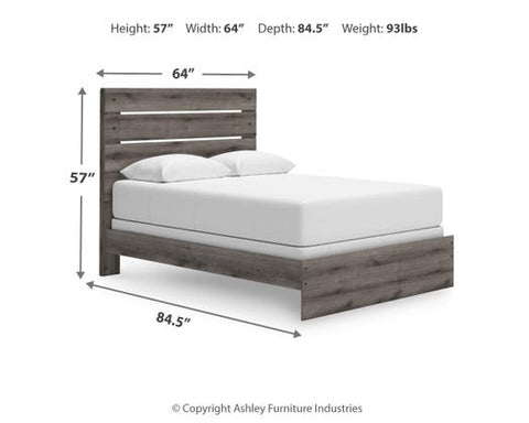 Graystorm Queen Panel Bed – Brown Gray