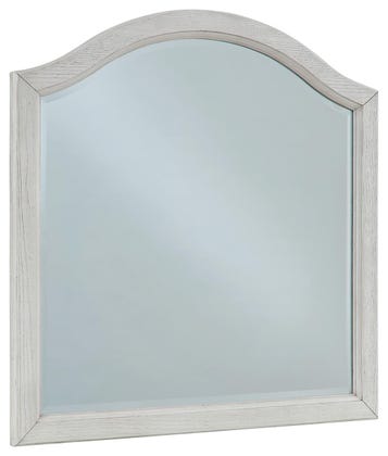 Robbinsdale Bedroom Mirror – Antiqued White