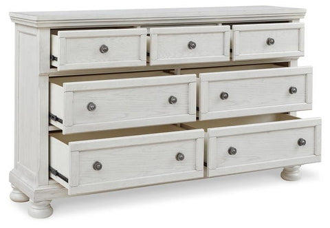 Robbinsdale 7-Drawer Master Dresser – Antiqued White