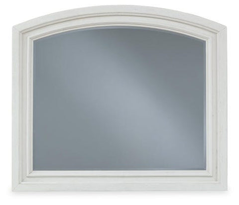 Robbinsdale Large Bedroom Mirror – Antiqued White