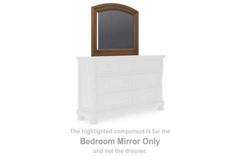 Feddinger Bedroom Mirror – Medium Brown