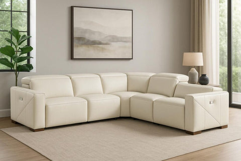 Natuzzi Editions Baltimora C260 Italian Leather Dual-Power Reclining Sofa