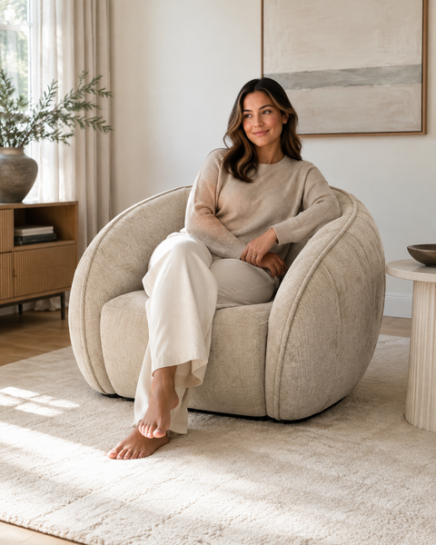Solene Petal Accent Chair