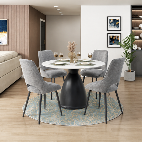 Thea Round Sintered Stone Dining Table
