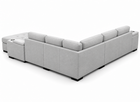 Kallisto Grand Pop-Up Sleeper Sectional with Storage Chaise