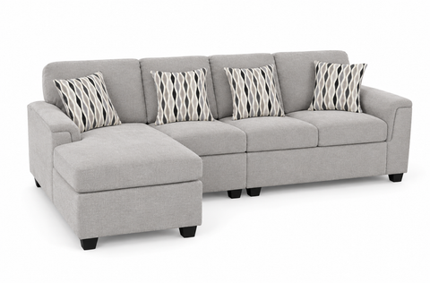 Tivoli 4-Seat Sectional Sofa with Chaise