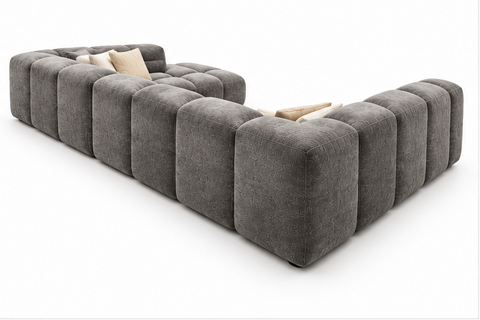 Kitsilano Grand Modular U-Shape Sectional with Curved Chaise