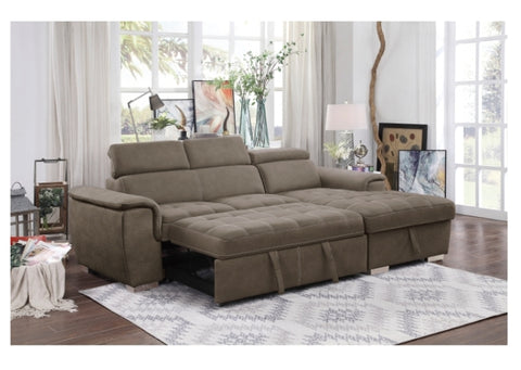 Ferriday 2-Piece Sleeper Sectional with Storage Chaise