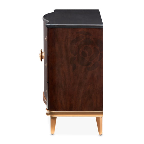Camellia Field Dresser Warm Pecan