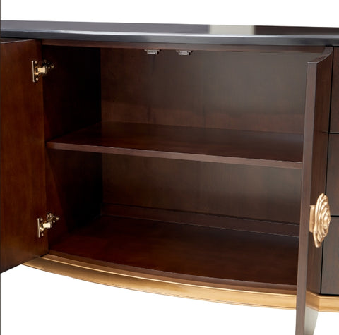 Camellia Field Dresser Warm Pecan