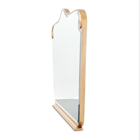 Camellia Field Dresser Mirror Warm Pecan