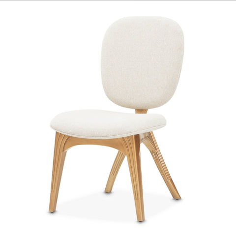 Camellia Field Vanity Chair Warm Pecan