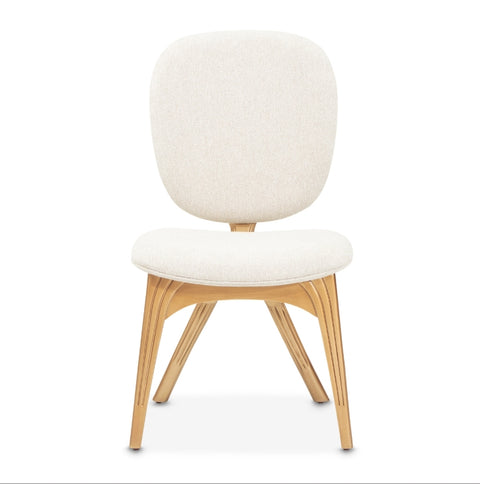 Camellia Field Vanity Chair Warm Pecan