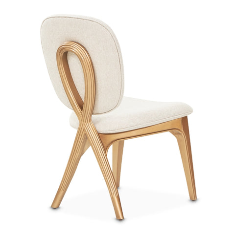 Camellia Field Vanity Chair Warm Pecan