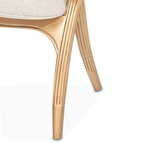 Camellia Field Vanity Chair Warm Pecan