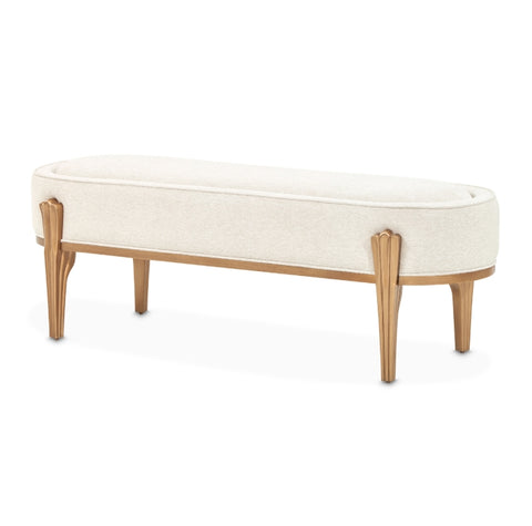 Camellia Field Bench Warm Pecan