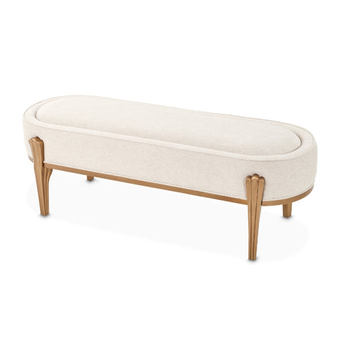 Camellia Field Bench Warm Pecan
