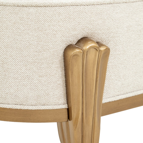 Camellia Field Bench Warm Pecan