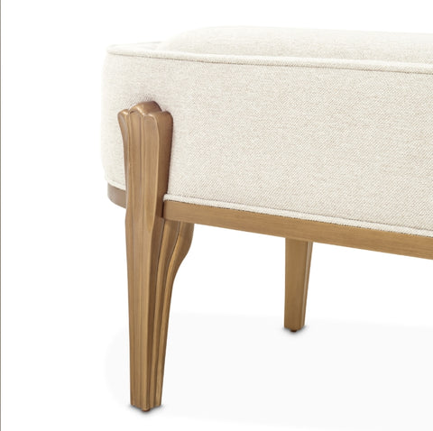 Camellia Field Bench Warm Pecan