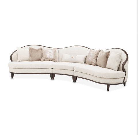 Camellia Field 3 Piece Sofa Linen Warm Pecan