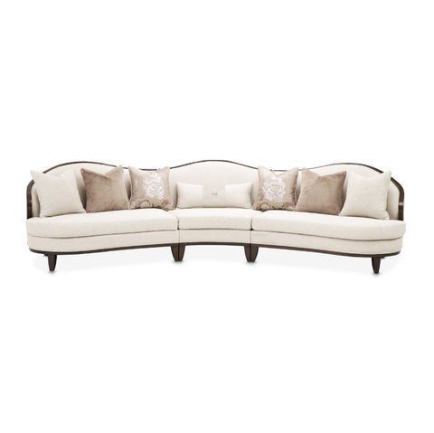 Camellia Field 3 Piece Sofa Linen Warm Pecan