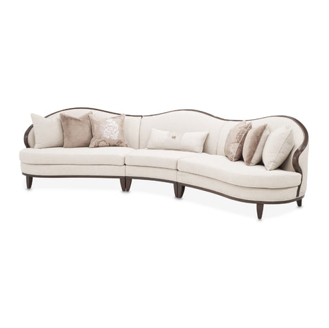 Camellia Field 3 Piece Sofa Linen Warm Pecan