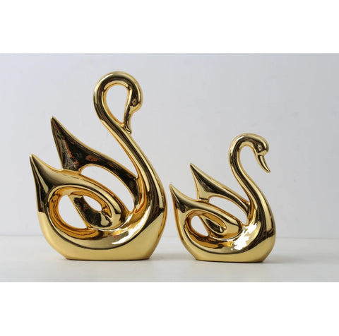 Swans Statues – Set of 2 (Same Colour)