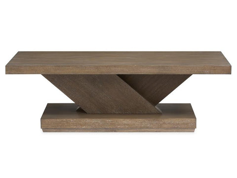 Lansbury Rectangular Cocktail Table with Casters