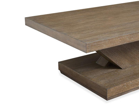 Lansbury Rectangular Cocktail Table with Casters