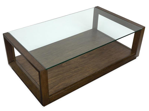 Sebastian Rectangular Cocktail Table with Casters
