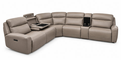Forte Modular Power Recliner Sectional – Genuine Leather