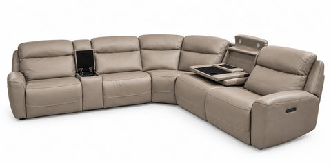 Forte Modular Power Recliner Sectional – Genuine Leather