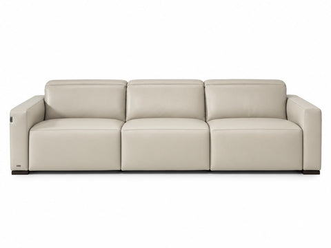 Natuzzi Editions Baltimora C260 3-Seater Italian Leather Dual-Power Reclining Sofa