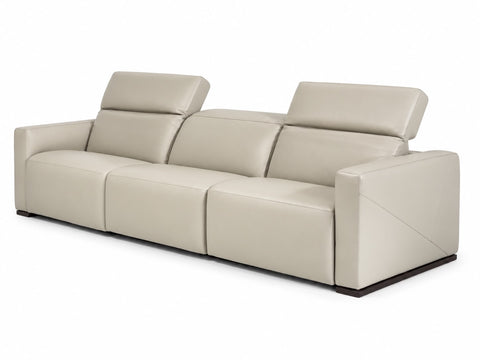 Natuzzi Editions Baltimora C260 3-Seater Italian Leather Dual-Power Reclining Sofa