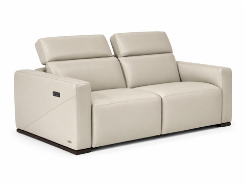 Natuzzi Editions Baltimora C260 Italian Leather Dual-Power Reclining Loveseat