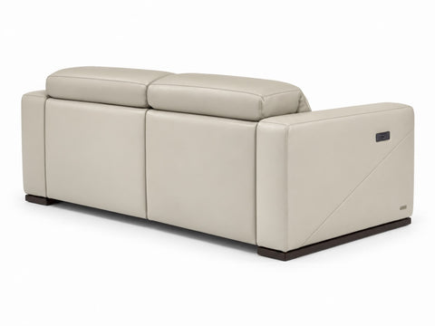 Natuzzi Editions Baltimora C260 Italian Leather Dual-Power Reclining Loveseat