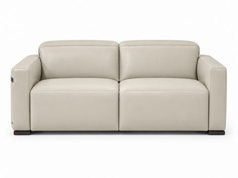 Natuzzi Editions Baltimora C260 Italian Leather Dual-Power Reclining Loveseat