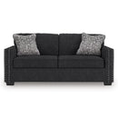 Black Sofas with Nailhead Trim