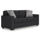 Black Sofas with Nailhead Trim