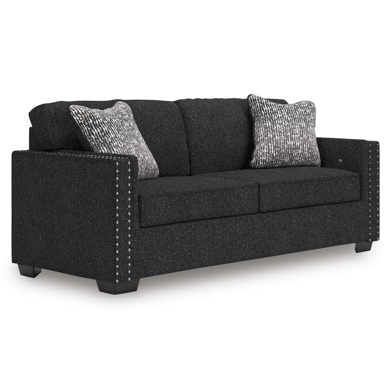 Black Sofas with Nailhead Trim
