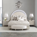 Modern Glam Upholstered Bed
