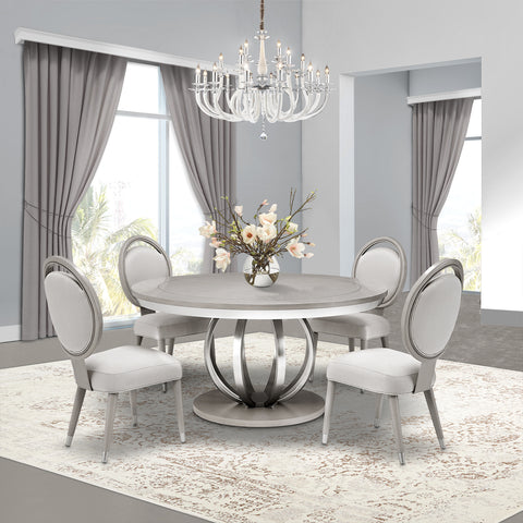 Eclipse Round Dining Table – Moonlight
