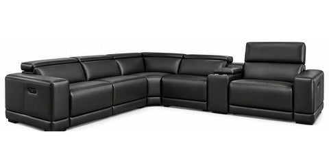 Luxe Modular Power Recliner Sectional – Black