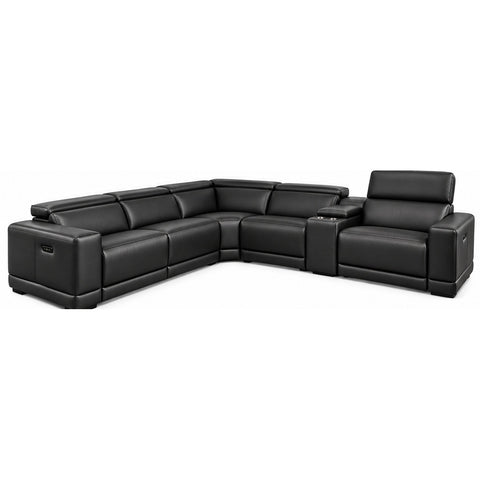 Luxe Modular Power Recliner Sectional – Black