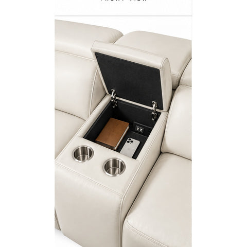 Luxe Modular Power Recliner Sectional – Off White