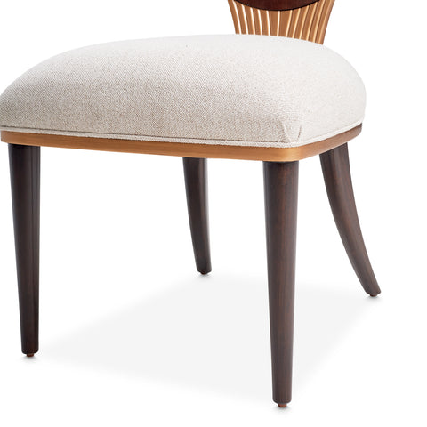 Camellia Field Dining Side Chair Warm Pecan